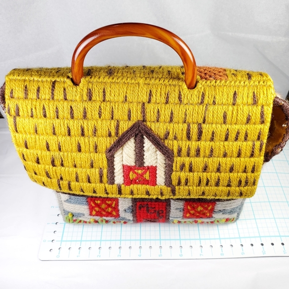 Very Interesting Vintage Bag Bakelite Handle - Picture 4 of 4